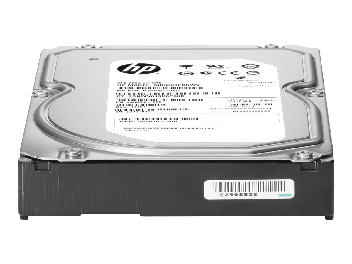 HPE Midline 2 TB SATA 6 Gb/s 3.5" LFF Festplatte Schwarz