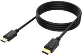 Akasa 16K DisplayPort Kabel - 2m schwarz (AK-CBDP27-20BK)