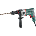 Metabo BE 600/13-2. Leerlaufdrehzahl (Max.): 2500 U/min, Max. Bohr-Diameter in Stahl: 1,3 cm, Max. Bohr-Diameter in Holz: 3,7 cm. Eingangsleistung: 600 W, Ausgangsleistung: 290 W, AC Eingangsspannung: 220-240 V. Gewicht: 1,9 kg, Kabellänge: 4 m (600383000)