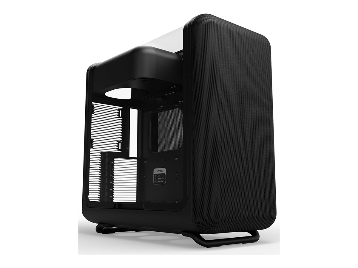 HYTE X50 Midi Tower Gehäuse E-ATX Gehärtetes Glas Pitch Black