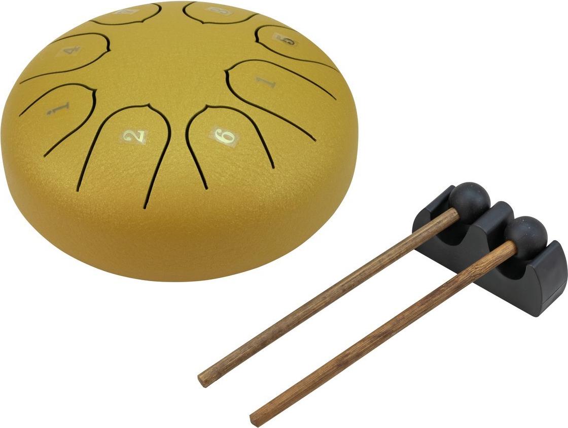 DIMAVERY TD-8 Steel Tongue Drum, gold (26058340)