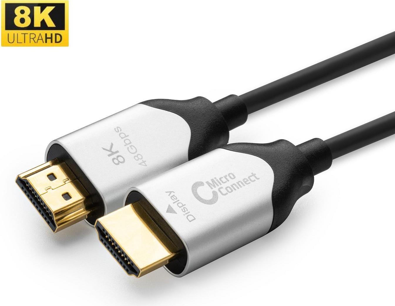 MicroConnect Ultra High Speed Active Optic HDMI 2.1 8K Cable 50m (HDM191950V2.1OP)