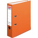 herlitz Ordner maX.file protect, Rückenbreite: 80 mm, orange DIN A4, PP-Kunststoffbezug, Kantenschutz, Einsteckrücken - 1 Stück (10556470)