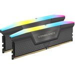 Corsair Vengeance RGB DDR5 16GB (2x8GB) 5600MT/s CL40 Grau AMD EXPO Intel XMP