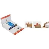 ColomPac Universal-Versandverpackung, weiß, DIN B5 mit Selbstklebeverschluss, zusätzlicher Selbstklebever- - 20 Stück (CP 037.52)