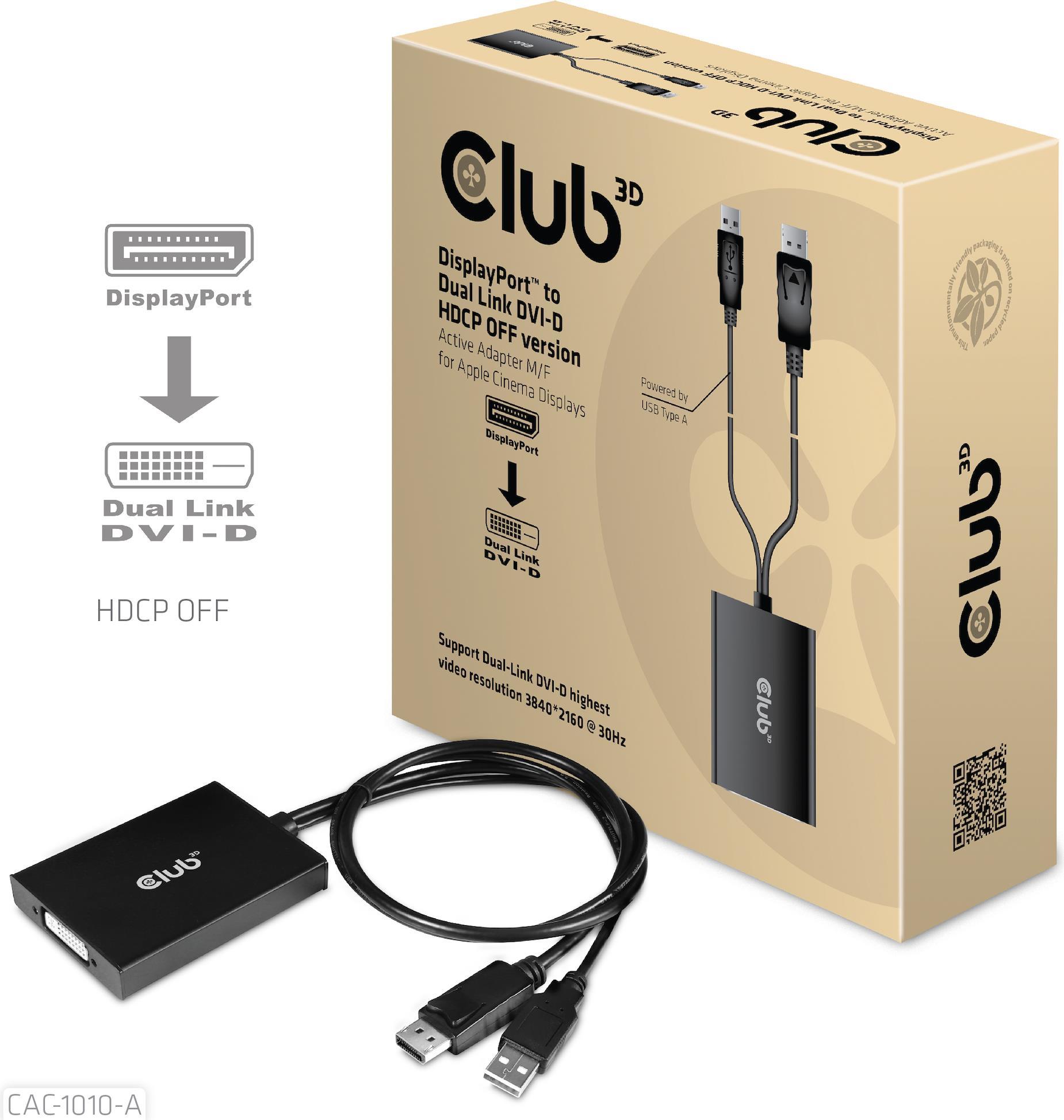 Club 3D DisplayPort/DVI-Adapter (CAC-1010-A)