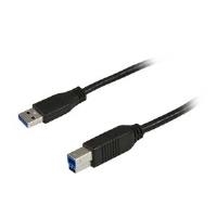 Synergy 21 S215300 USB Kabel 1 m USB 3.2 Gen 1 (3.1 Gen 1) USB A USB B Schwarz (S215300)