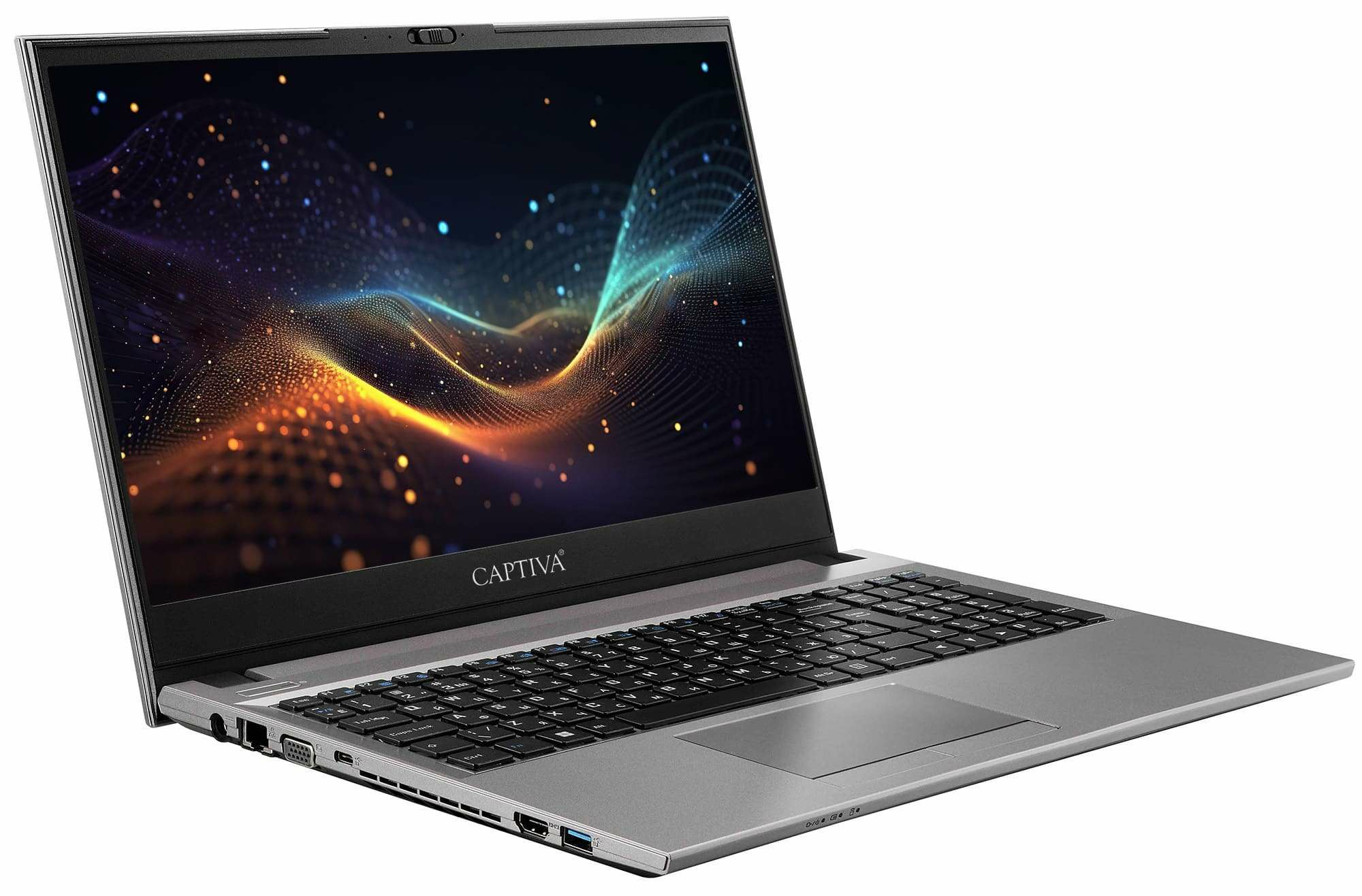 CAPTIVA Business/Office I10-0765GE 15.6" Intel Core i7 16 GB RAM 1 TB SSD Silber
