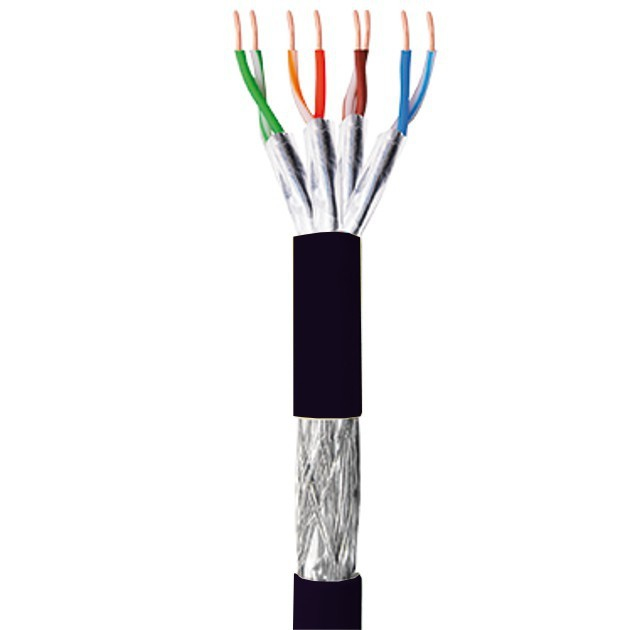 Draka UC900 SS23 PE Cat 7 S/FTP 100 m Schwarz