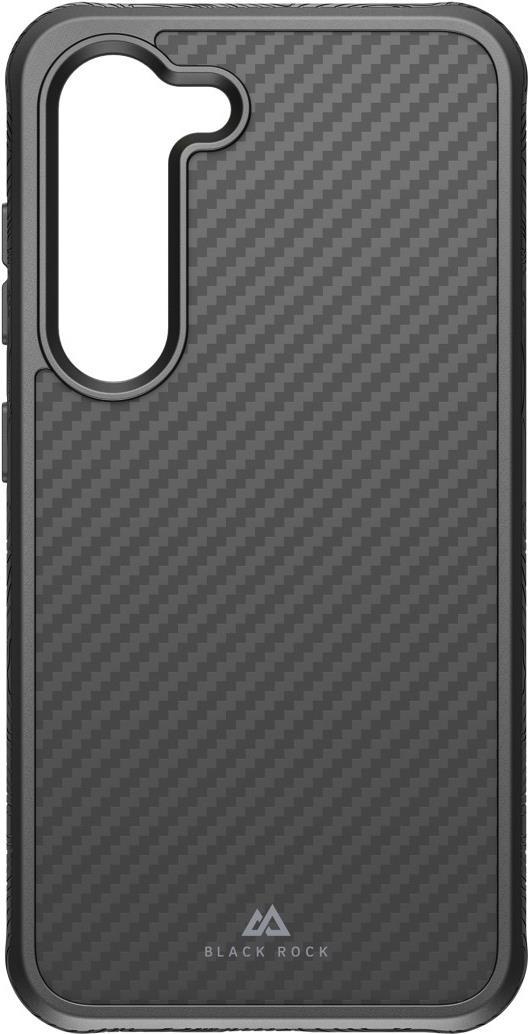 Black Rock Cover Robust Carbon für Samsung Galaxy S23, schwarz (00220380)