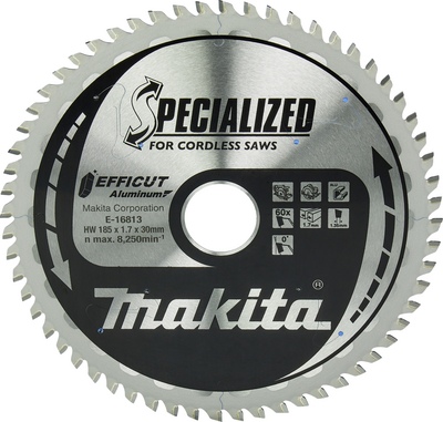Makita E-16813 EFFICUT Sägeblatt 185x30x60 (E-16813)