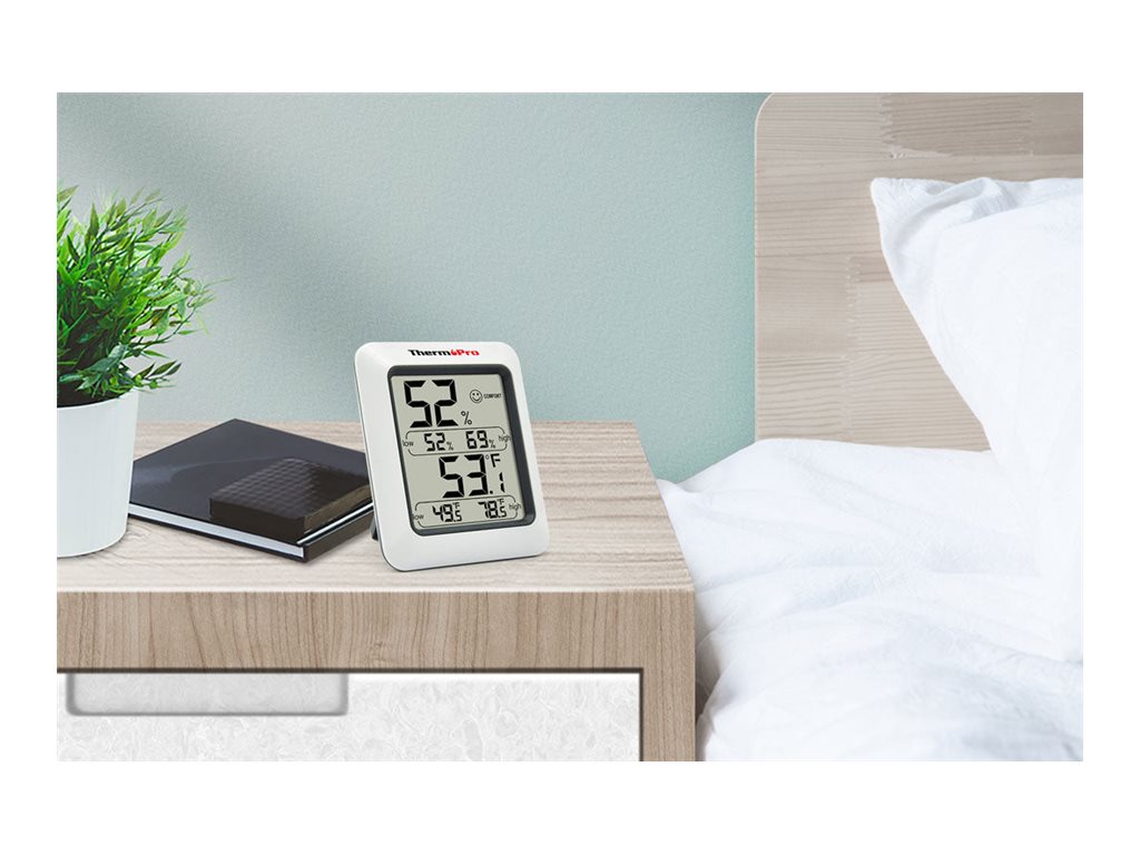 ThermoPro TP50 Thermo-Hygrometer Weiß