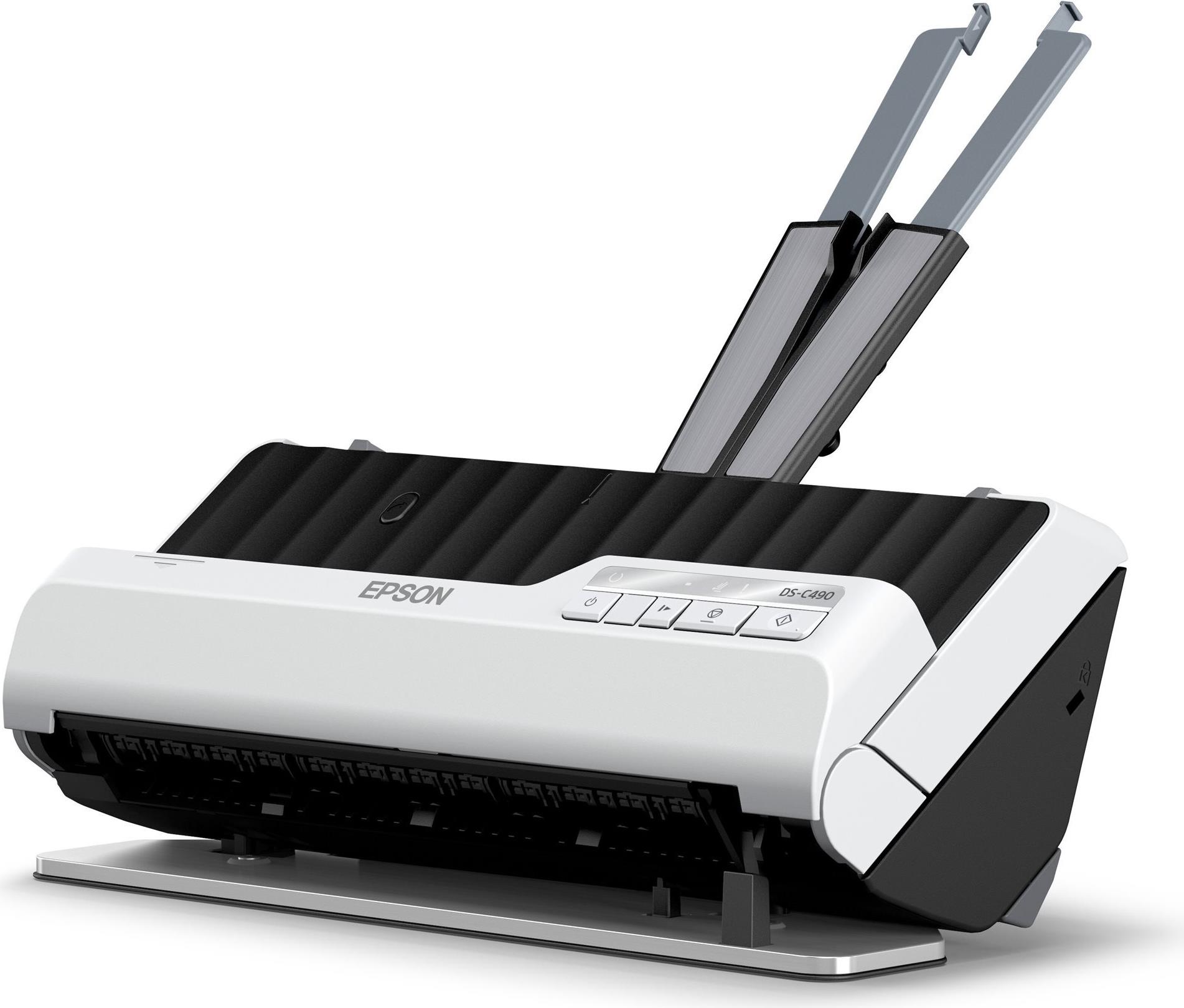 Epson DS-C490 Dokumentenscanner Duplex 600 dpi A4/Legal USB 2.0 Schwarz, Weiß