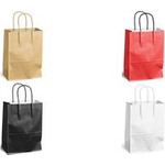 MAILmedia Papier-Tragetasche mit Kordel, 3,5 Liter, rot Maße: (B)180 x (T)80 x (H)240 mm, aus Kraftpapier 90 g/qm, - 1 Stück (30108501)