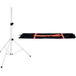 OMNITRONIC Set BS-2 EU Boxenhochständer weiß + Tragetasche (20000835)