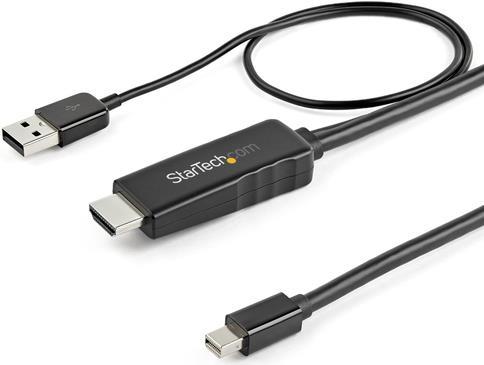 StarTech.com 6.6 ft. (2 m) HDMI to Mini DisplayPort Cable (HD2MDPMM2M)