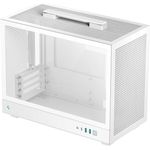 DeepCool CH160 PLUS WH Micro-ATX PC-Gehäuse weiß SFF bis 342 mm GPU (R-CH160-WHNGM0-G)