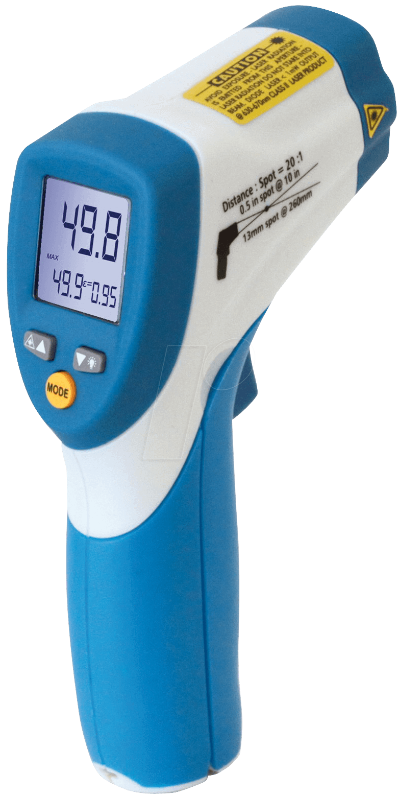 PeakTech IR-Thermometer -50...+800 °C (PeakTech 4980)