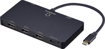 Renkforce RF-USBHA-550 5 Port USB-C USB 3.2 Gen 2 Multiport Hub mit Stecker Schwarz (RF-6804408)
