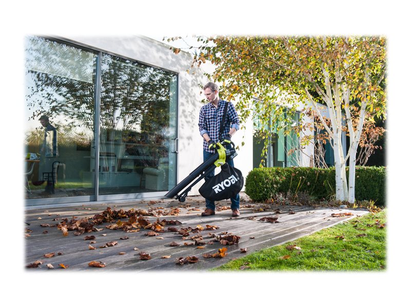 Ryobi One+ OBV18 Akku-Laubbläser & Laubsauger 18 V 201 km/h Schwarz/Gelb