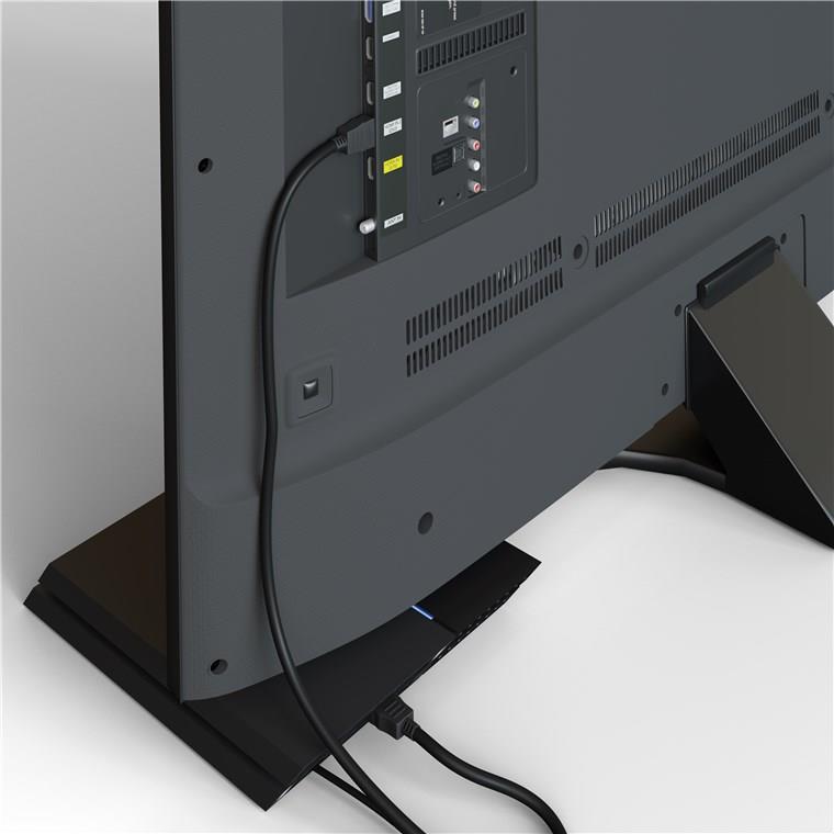 WENTRONIC Goobay Series 1.4 High-Speed-HDMI? Kabel mit Ethernet, 3 m, Schwarz - HDMI?-Stecker (Typ A
