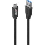 Lindy USB3.2 TypA an C Kabel, 10Gbit/s, GRS 0,5m (36970)