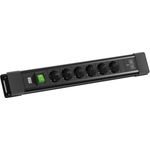 BACHMANN CONNECTUS 6xCEE7/3 1xSchalter, 1xUSB C/C 45W L=2,0m CEE7/7 schwarz (BM0022772)
