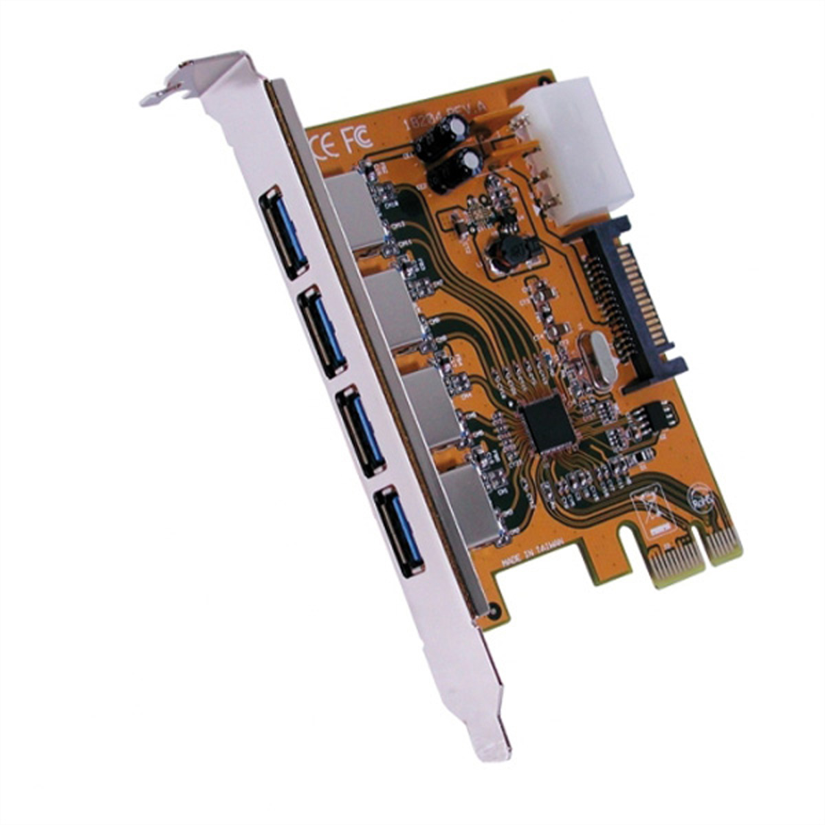 Exsys EX-11094 PCIe USB 3.2 Gen 1 4-Port Karte