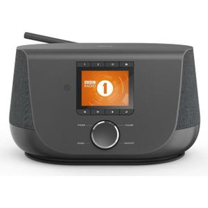 Hama DIR3300SBT - Netzwerk-Audioplayer / DAB-Radiotuner - 2 x 10 Watt - Schwa...