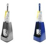 Peggy Perfect WC-Garnitur, Birnenform, blau aus Kunststoff, PP-Borsten, Länge: 400 mm, - 1 Stück (20605)