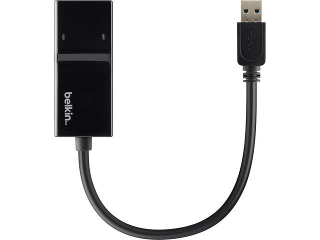 Belkin B2B048 Netzwerkadapter USB 3.0 Gigabit Ethernet Schwarz