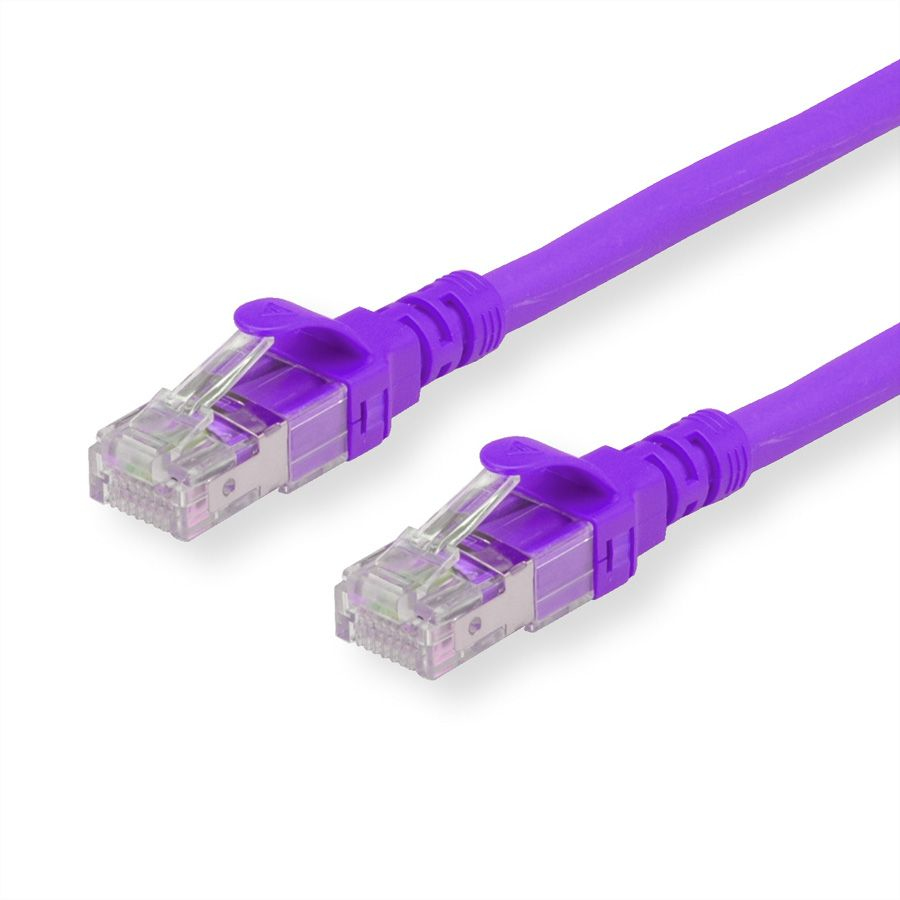 ROLINE Roline S/FTP Patchkabel CAT 6a 1 m Violett
