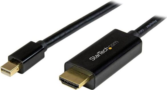 StarTech.com Mini DisplayPort to HDMI Adapter Cable (MDP2HDMM3MB)