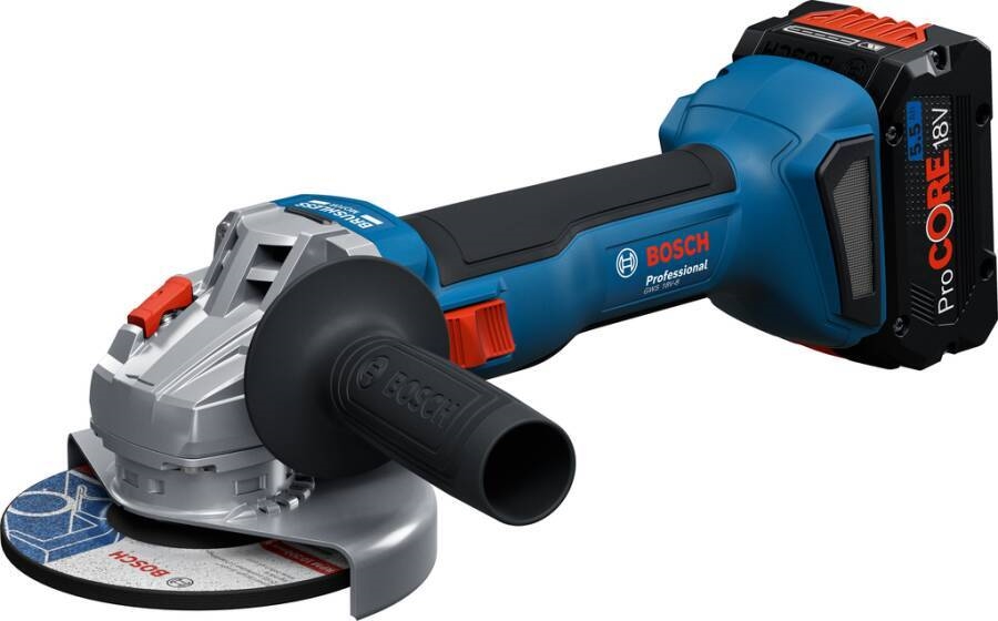 Bosch Winkelschleifer GWS 18V-8 2x5.0Ah L (06019N9003)