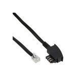 InLine® TAE-N Anschlußkabel, gebrückt 3m (18813B)