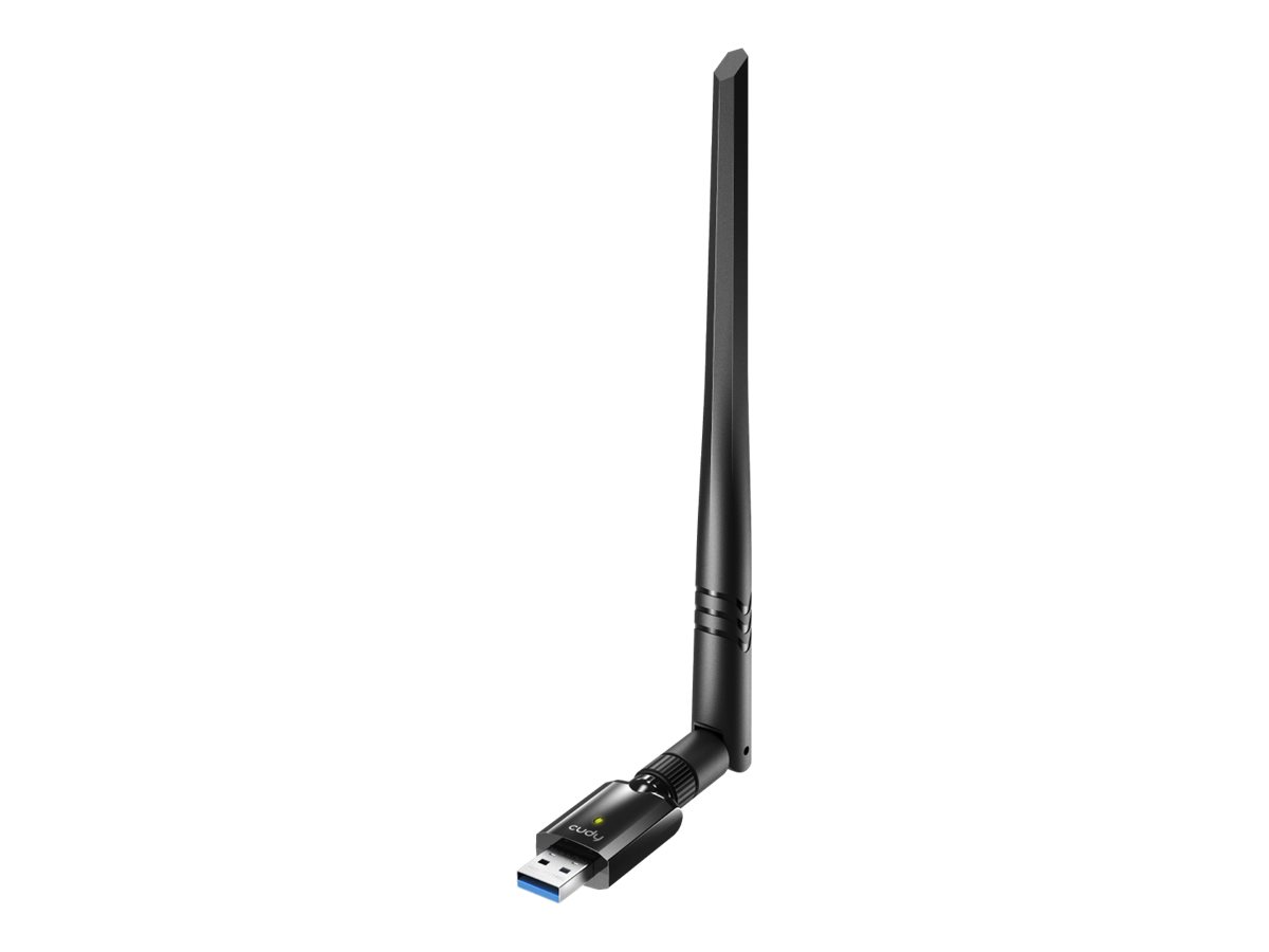 Cudy WU1400 WLAN USB Adapter 867 Mbit/s USB 3.0 Wi-Fi 5 Dualband Schwarz