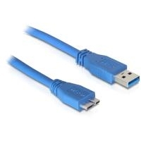 DeLOCK 83502 USB Kabel 5 m USB 3.2 Gen 1 (3.1 Gen 1) USB A Micro-USB B Blau (83502)