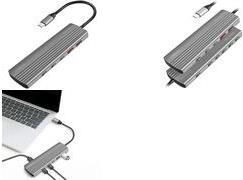 LogiLink USB 3.2 Gen2 Hub 10+1-Port aluminium (UA0415)