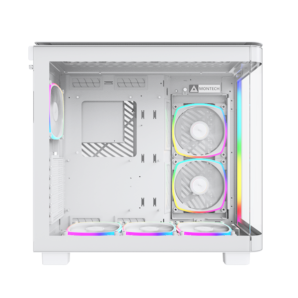 Montech King 95 PRO Midi-Tower Tempered Glass ARGB Weiß