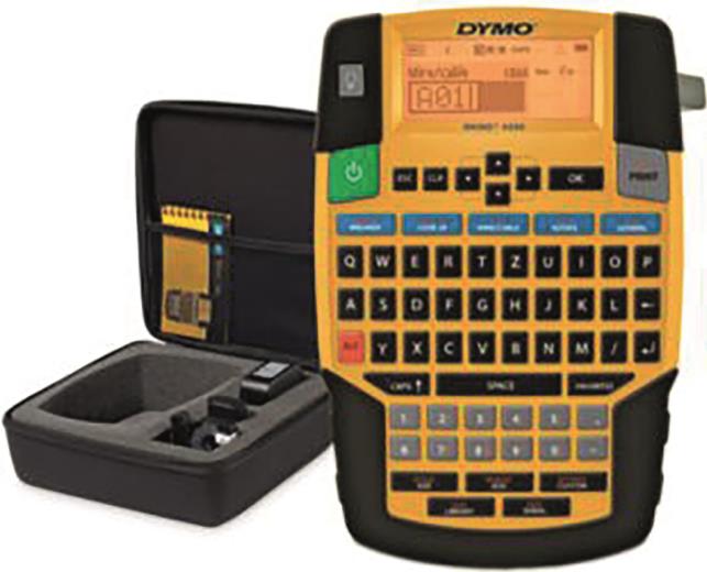 DYMO Rhino 4200 Kit Beschriftungsgerät Thermotransfer Schwarz, Gelb