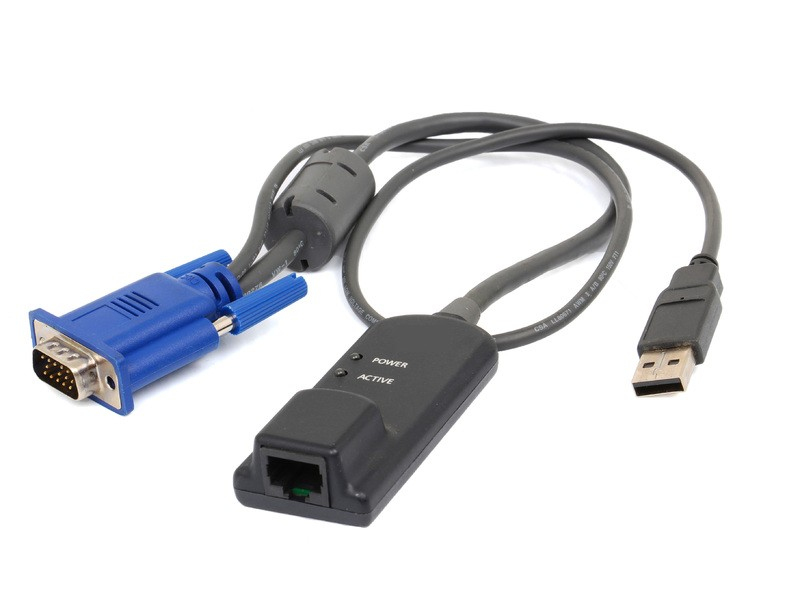 HPE KVM Console USB Interface Adapter VGA Schwarz