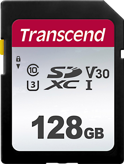 Transcend 300S Flash-Speicherkarte (TS128GSDC300S)