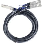 Mellanox MCP7H50-H002R26 kompatibles Breakout Direct Attach Kabel (DAC) als passive 200 Gigabit zu 2x100 Gigabit Twinaxial Kupfer Variante, mit QSFP-DD auf 2xQSFP28 Verbindung, für den Anschluss von Hardware in Racks und über benachbarte Racks hinweg. Blu (MCP7H50-H002R26-BL)