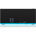 RaidSonic IB-127CL-U3 Speicherlaufwerk-Docking-Station Schwarz (IB-127CL-U3)