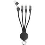 2GO 797363 USB Kabel USB A/USB C USB C/micro-USB B/Lightning Schwarz (797363)