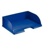 Esselte-Leitz LEITZ Briefablage Plus Jumbo, DIN A4 quer, Polystyrol, blau Überbreite, vertikal und mit Briefablage Plus Standard 5218 (5219-00-35)