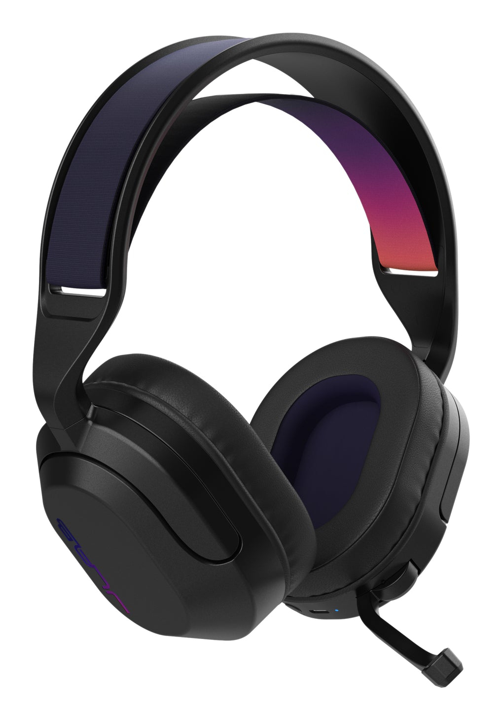 JLab Nightfall Kabelloses Gaming-Headset On-Ear Bluetooth USB-C Schwarz