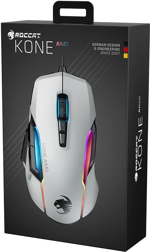 ROCCAT Kone AIMO Gaming-Maus USB Optisch 16000 DPI Weiß