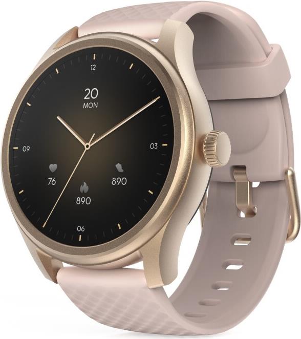 Hama Smartwatch 5010, Schlafüberwachung, rund, wasserdicht, 1,38“, Rosé (00178616)