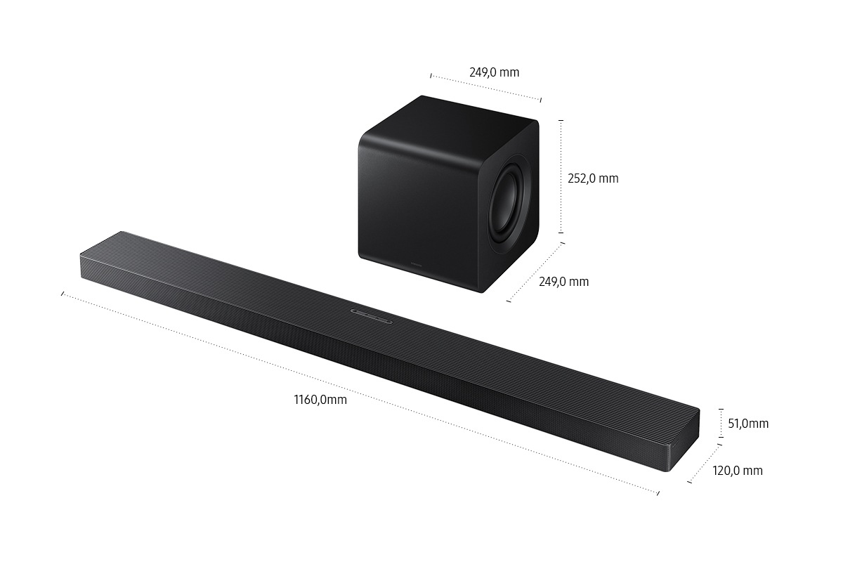 Samsung Q-Serie HW-QS710GF 3.1.2-Kanal Soundbar Schwarz